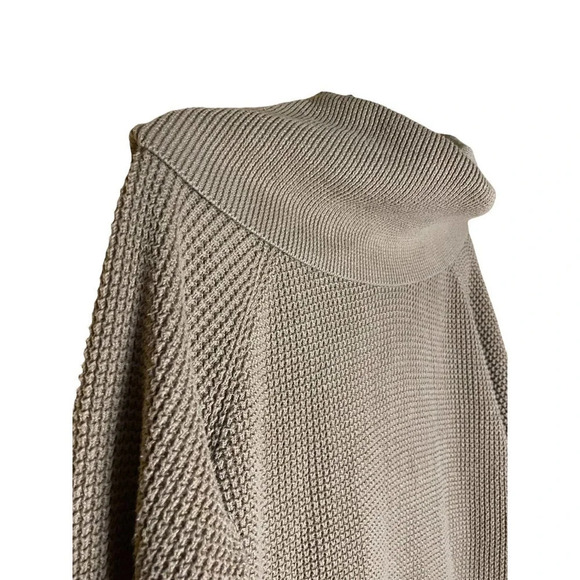 MICHAEL Michael Kors Camel Knit Sweater with Large Cowl Neck Size Small - Picture 6 of 12